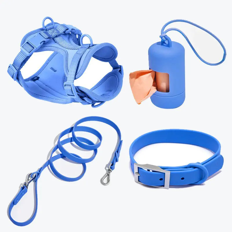 Arnés y Collar Táctico Impermeable para Perro