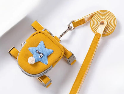 Arnés con Correa y Mochila