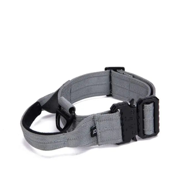 Tactical Dog Collar with Leash and Reflective Harness