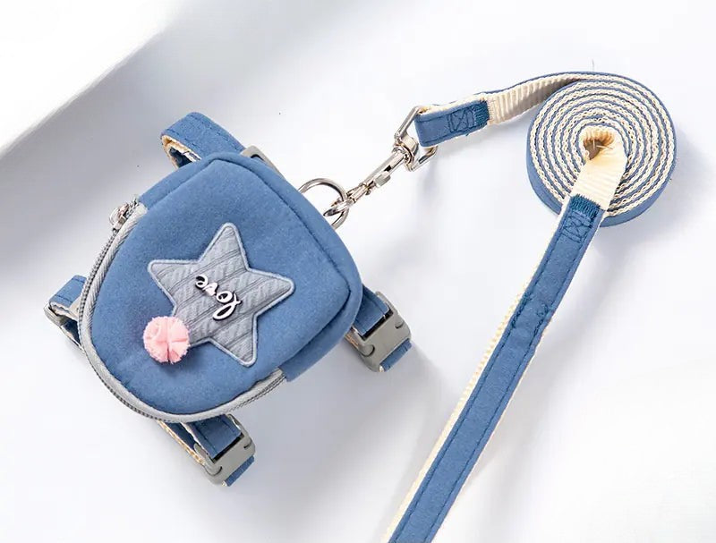 Arnés con Correa y Mochila