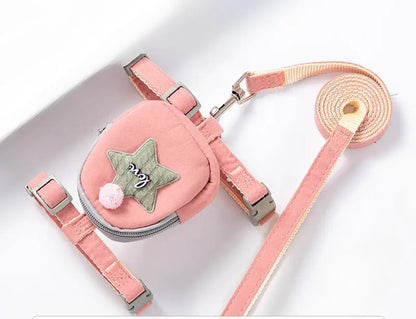 Arnés con Correa y Mochila