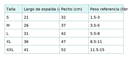 Chaqueta Acolchada de Invierno para Perros