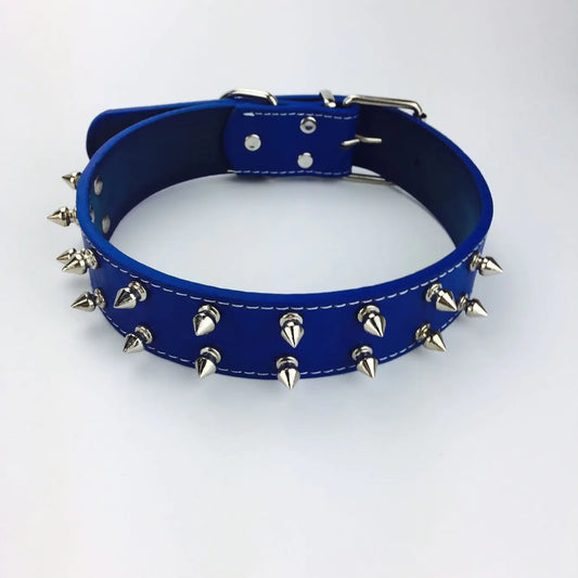 Simple solid color dog collar