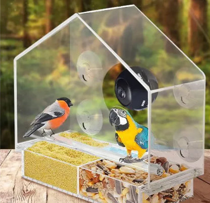Smart bird feeder ideal for outdoors