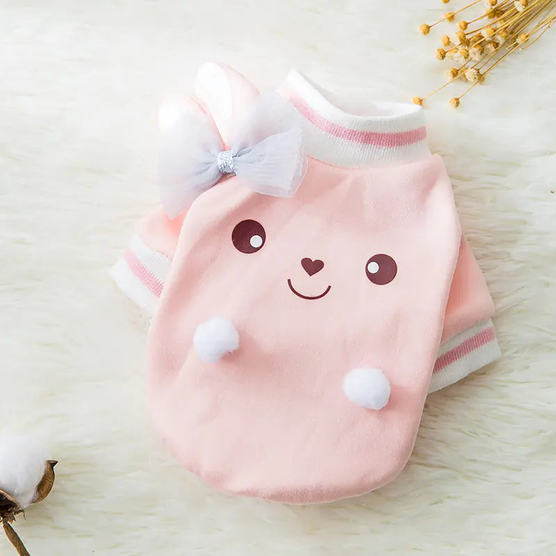 Pet clothes with cute prints