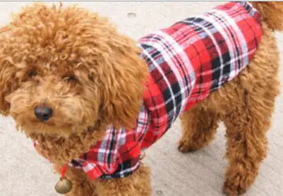 Pet Plaid Shirt Clothing