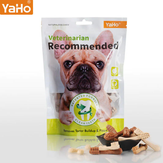 Mixed flavor dental treats for dogs