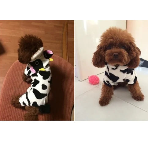 Cow Costume for Cats and Dogs